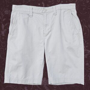 Urban Pipeline Up Men’s Flat Front Very Light Tan Bermuda Shorts - 34